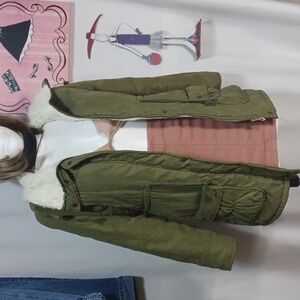 Z&I ladies coat size m in a beautiful fall green super soft super warm ♥️ 😍 ❤️
